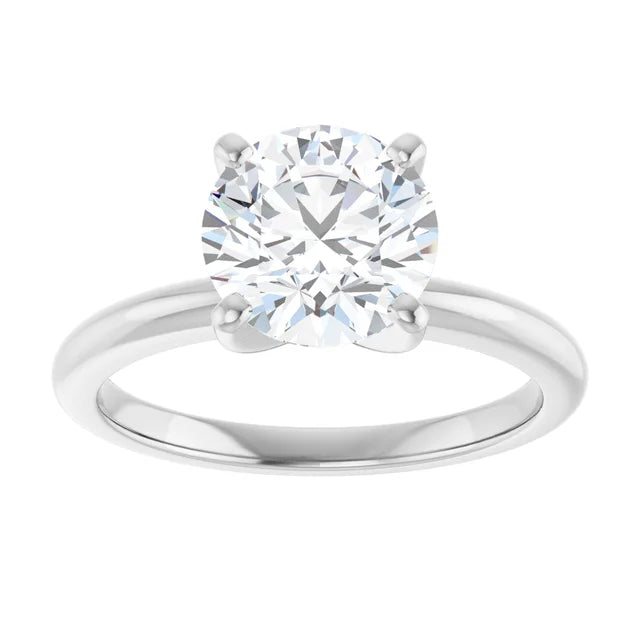 Elevated Solitaire Engagament Ring