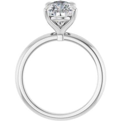 Pear Solitaire Engagement Ring