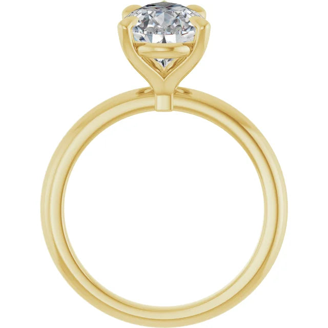 Pear Solitaire Engagement Ring