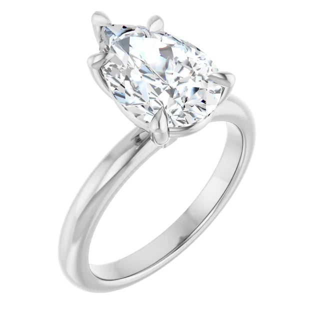 Pear Solitaire Engagement Ring