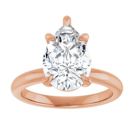 Pear Solitaire Engagement Ring