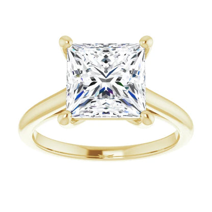 Solitaire Ring with Hidden Infinity