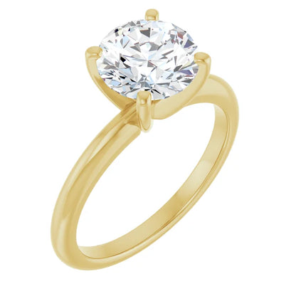Elevated Solitaire Engagament Ring
