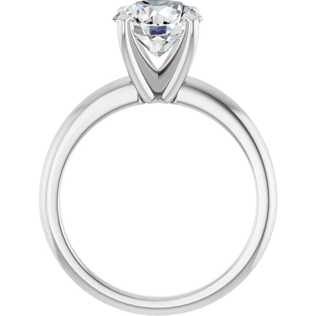 Elevated Solitaire Engagament Ring