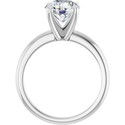 Elevated Solitaire Engagament Ring