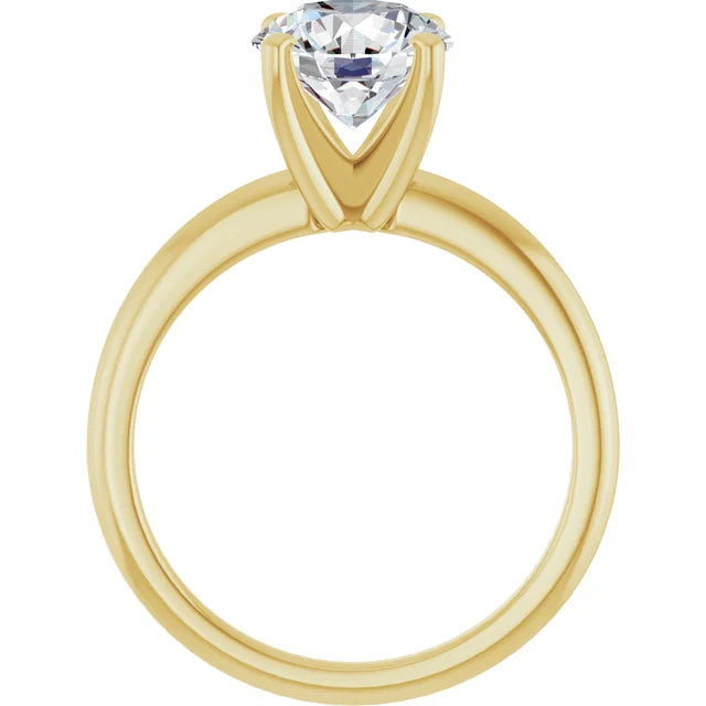 Elevated Solitaire Engagament Ring