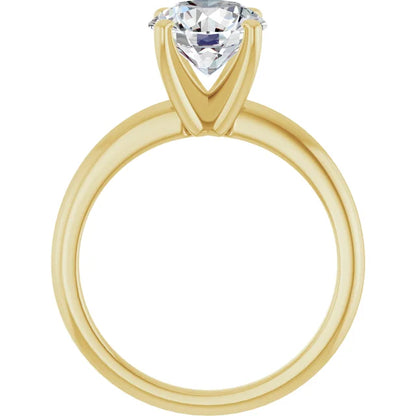Elevated Solitaire Engagament Ring