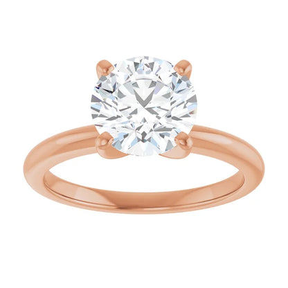Elevated Solitaire Engagament Ring