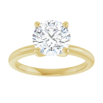 Elevated Solitaire Engagament Ring