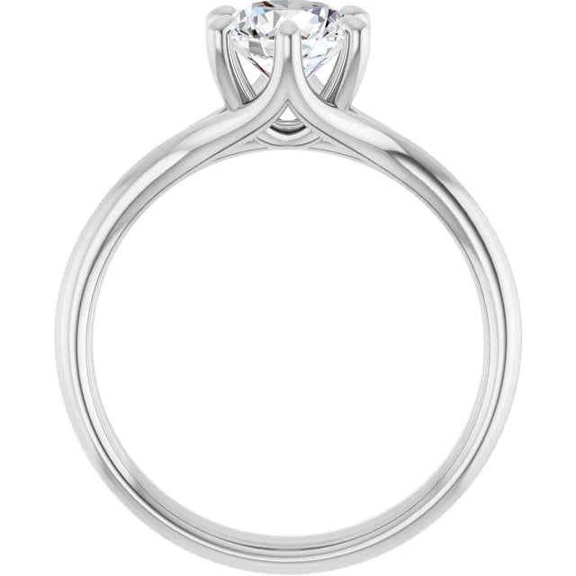 Round Solitaire- Twisted Mount