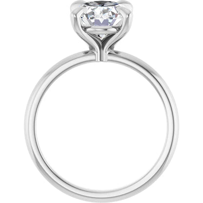 Oval Solitaire 4-Prong