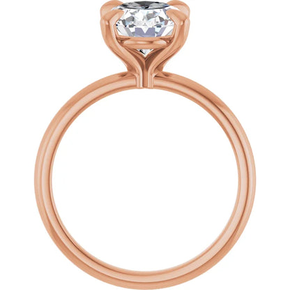 Oval Solitaire 4-Prong