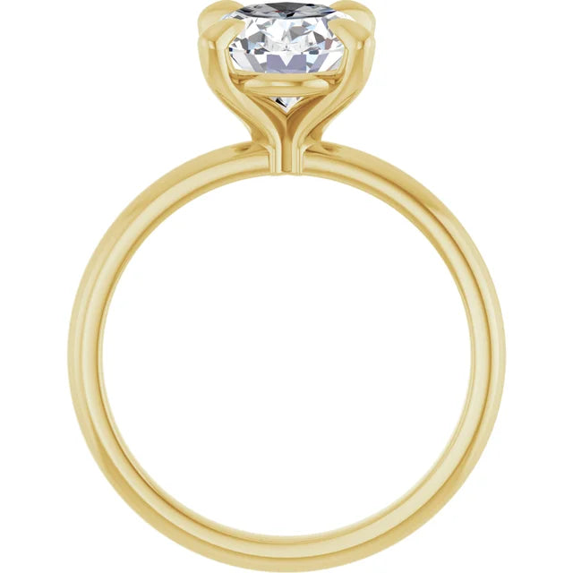 Oval Solitaire 4-Prong